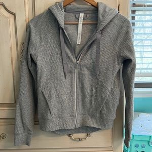 Grey Lulu Lemon Thermal Zip Up